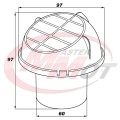 Wylot powietrza obrotowy 60mm