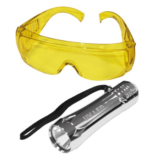 Zestaw lampa UV z okularami