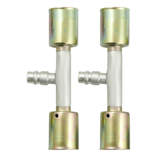 Złączki zaciskowe z serwis portem 13mm do klimatyzacji 2szt.