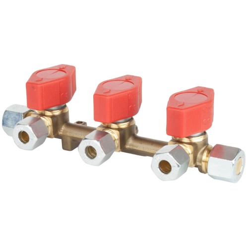 Zawór gazowy potrójny VK3-10