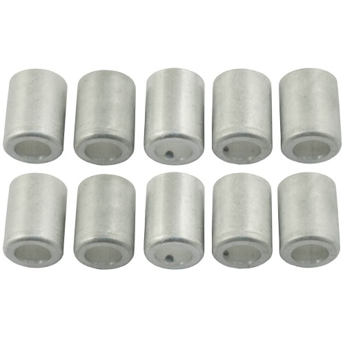 Tuleje aluminiowe do zagniatania rozmiar 3/4" komplet 10 szt.