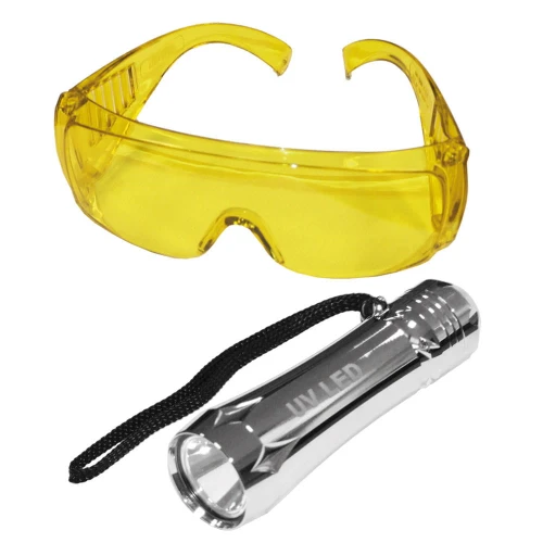 Zestaw lampa UV z okularami