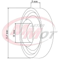 Uszczelniacz czołowy, średnica 31,5mm, dławica do kompresora GM, Delphi, Harrison