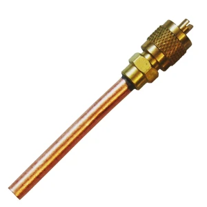Zawór Schradera 1/4"SAE, z rurką 60mm o średnicy 6 mm