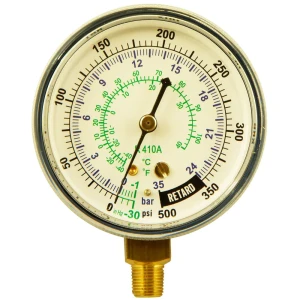 Manometr LP 0-35 bar na czynnik R410a do klimatyzacji i chłodnictwa