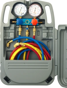 Zestaw manometrów w obudowie R410