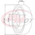 Uszczelniacz czołowy, średnica 31,5mm, dławica do kompresora GM, Delphi, Harrison