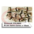 Zestaw zaworków z kluczykiem 10x zaworek CH-9800, R134