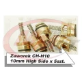 Zestaw zaworków z kluczykiem 5x zaworek CH-H10, 10 mm high side