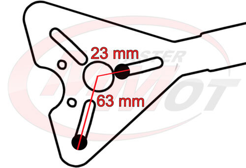 rozstaw uniwersalnego klucza do demontażu sprzęgła
